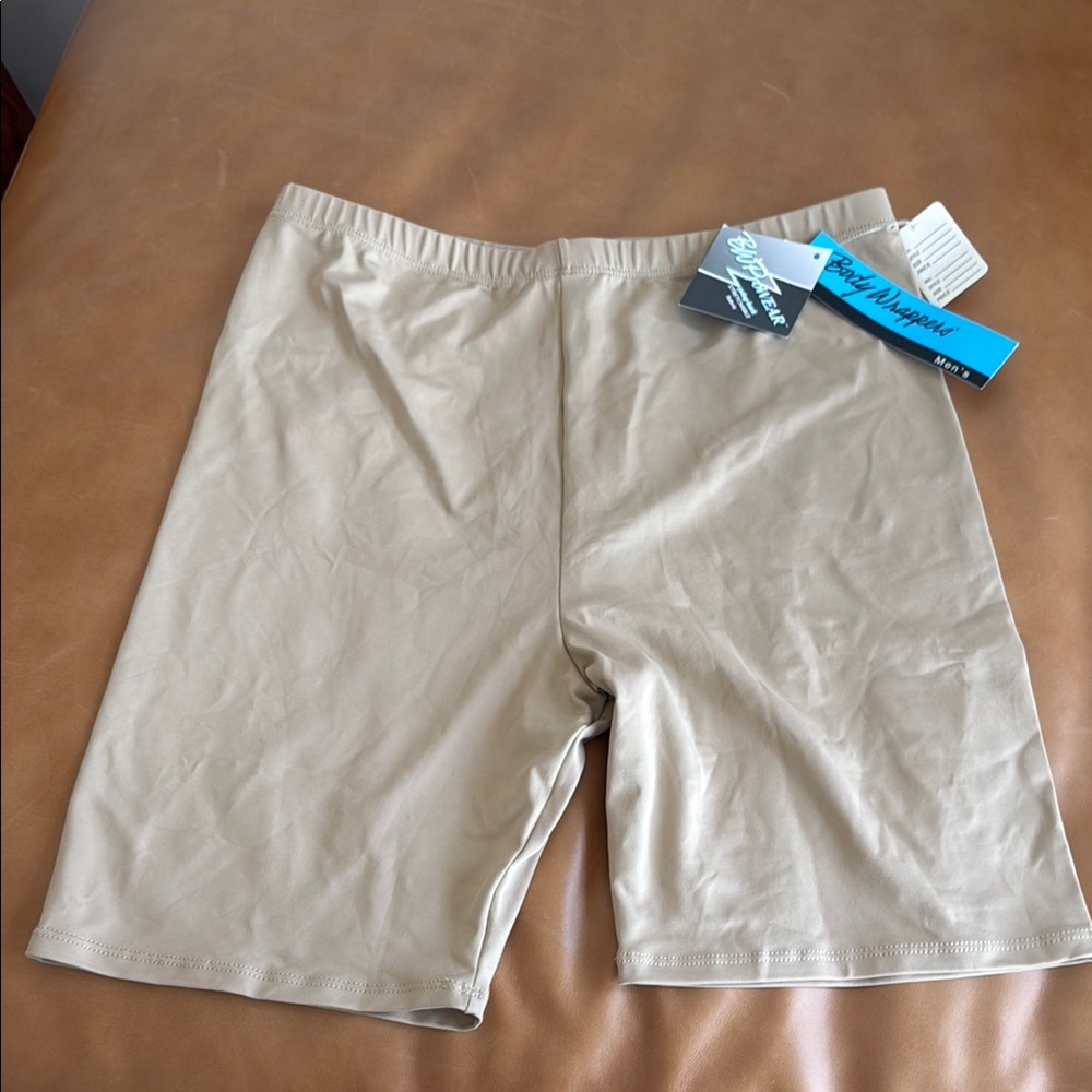 Beige Biker Shorts- Body Wrappers Dance